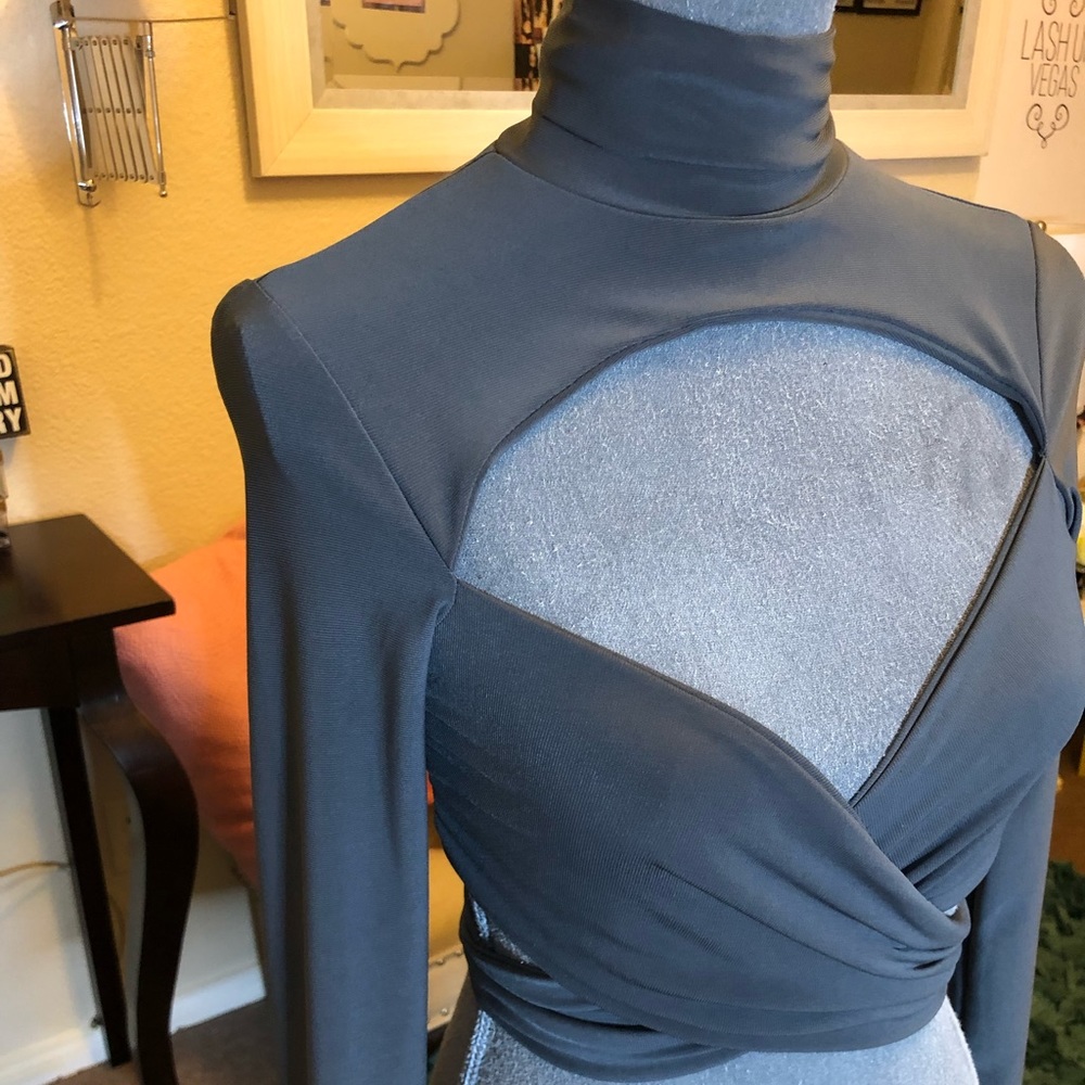 Gray Crop Top - image 2